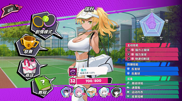 图片[4]-网球天使 v1.0 STEAM官方中文正式版 爆款SLG游戏 1.6G-游碟网